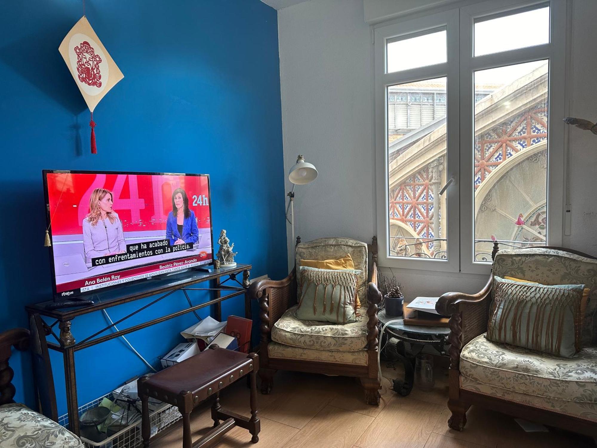 Mirador 1 Del Mercado Central - Habitacion Con Bano Privado En El Centro De La Ciudad Vella Walencja Zewnętrze zdjęcie