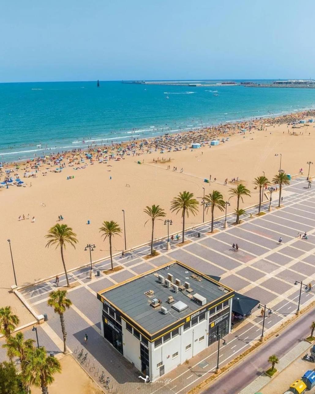 Mirador 1 Del Mercado Central - Habitacion Con Bano Privado En El Centro De La Ciudad Vella Walencja Zewnętrze zdjęcie
